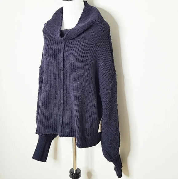 NWT Free People Black Be Yours Sweater L - Picture 3 of 8